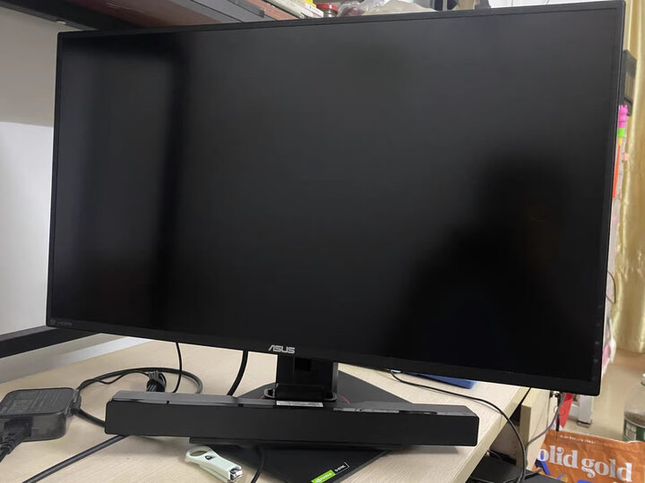 华硕tuf vg27aqe电竞小金刚 27英寸游戏显示器 144hz显示器 超频155hz