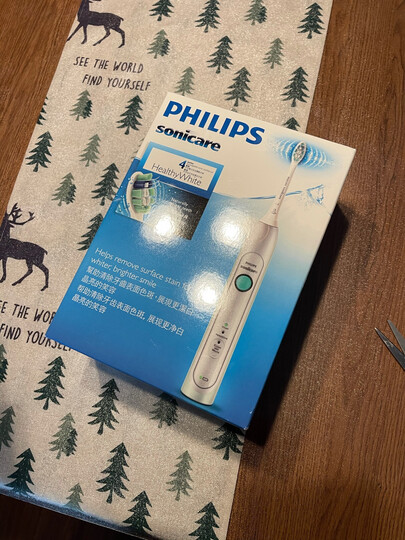 飞利浦(philips) 电动牙刷 成人声波震动牙刷(自带刷头*1) hx6730/02