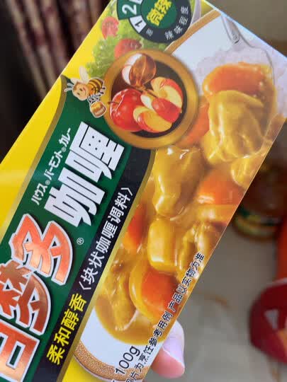 好侍百梦多咖喱 微辣 100g*2:"微辣的好吃 吃不出辣味 也不会腻 孩子