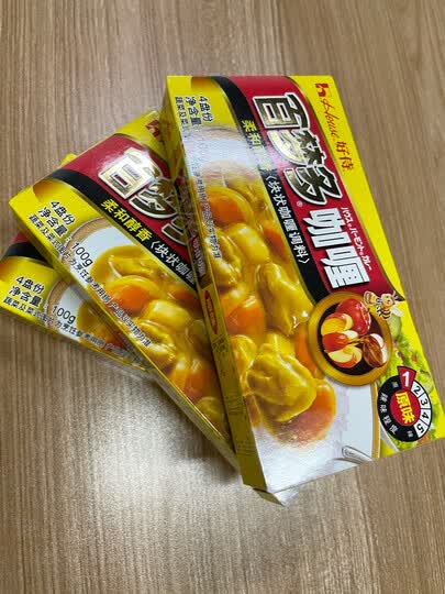 好侍百梦多咖喱 原味 100g:"买过的最好吃的咖喱 孩子平时吃一碗 这个