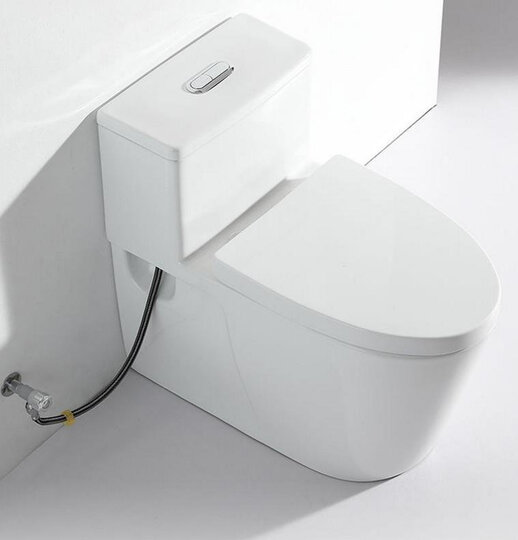 家里原来用的九牧马桶.