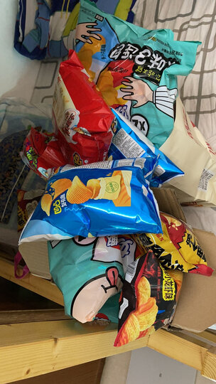 orion 好丽友 休闲零食 好友趣韩国泡菜味 膨化 薯片125g/袋(新老包装