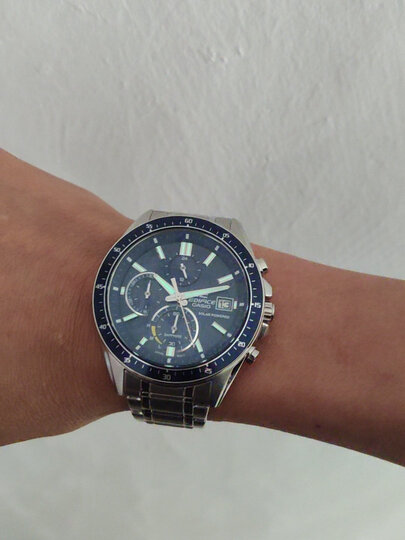 卡西欧(casio)efb-660bl-1a:"好漂亮,挺喜欢的.带起来蛮舒服的.