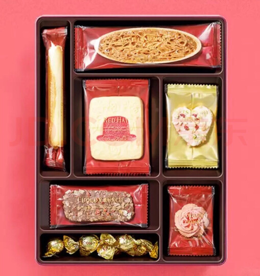 6g 节日礼物早餐点心休闲零食:"日本红帽子曲奇饼干,回购了无数遍