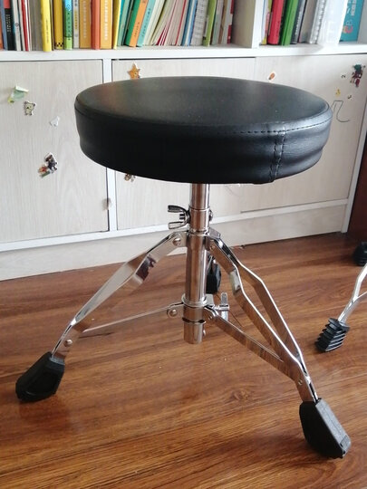 阿萨娜丝儿童成年人通用型专业爵士架子鼓鼓凳四孔升降鼓登:"鼓凳挺好