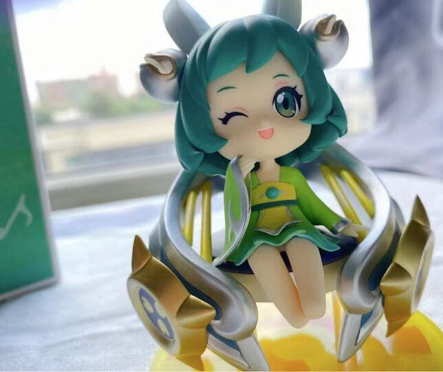 王者荣耀天籁弦音蔡文姬q版手办:"王者荣耀正版手办做工比较细腻,除了