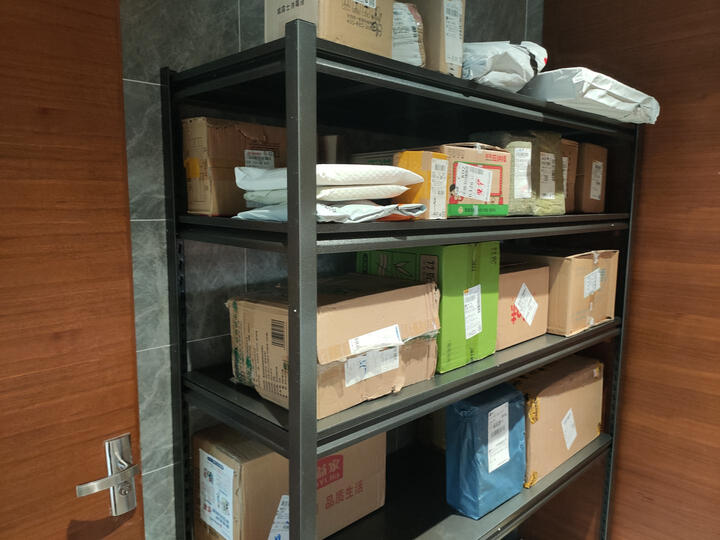 给单位快递间安装的