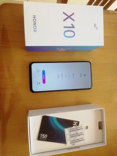 荣耀x10 5g:"手机手感不错,屏幕很大,机身很薄" - 京东