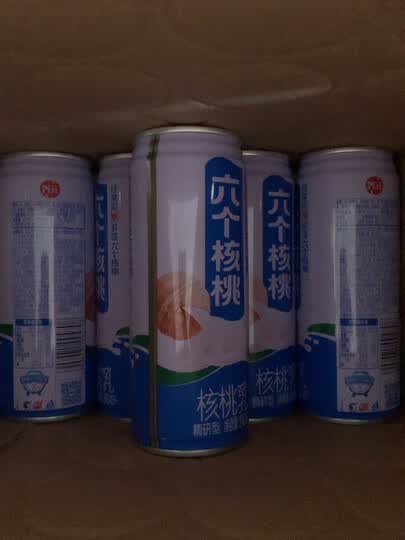 养元六个核桃 精研型核桃乳植物蛋白饮料 240ml*20罐 整箱装   低糖