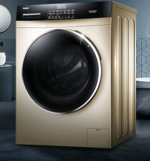 海尔(haier)滚筒洗衣机全自动 蒸汽除菌 智能烘干防皱 10kg洗烘一体