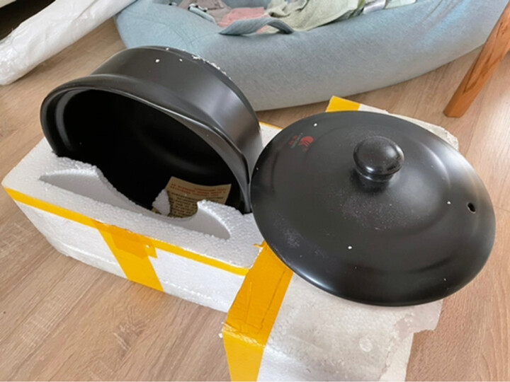 康舒砂锅石锅砂锅炖锅黑色陶瓷煲汤沙锅石锅汤煲养生砂锅 康舒 砂锅3l