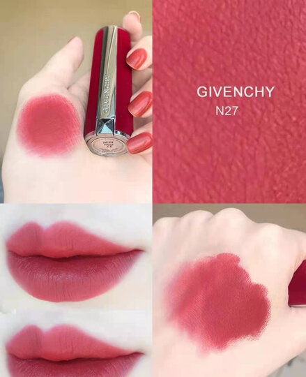 纪梵希红丝绒n27:"真的是躲过了n37没有躲过n27!秋冬新色太好看了8!