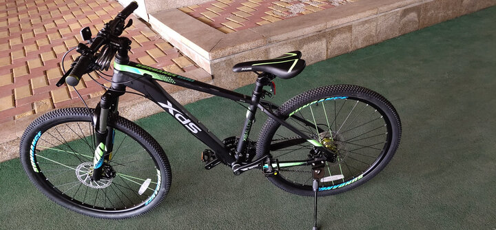 喜德盛山地自行车2020款逐日600运动健身26吋27速铝合金车架油碟刹可