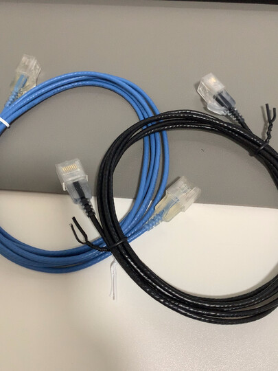 山泽(samzhe)超六类网线细线cat6a类无氧铜 万兆高速成品连接线 家用