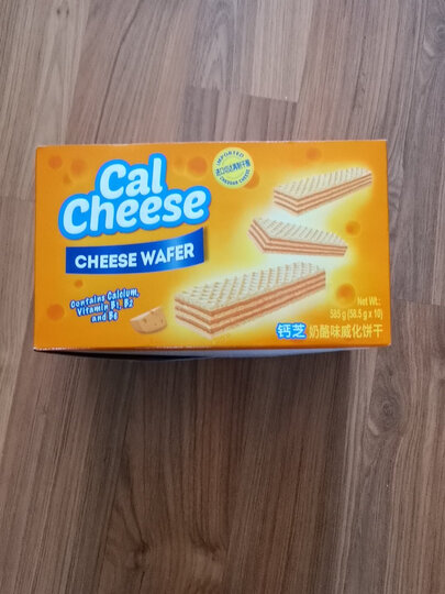 钙芝(calcheese)奶酪味威化饼干 休闲零食早餐蛋糕代餐食品小吃轻食