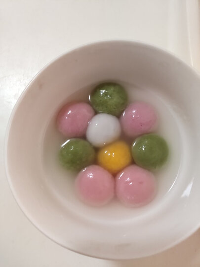 三全品牌的炫彩小汤圆.