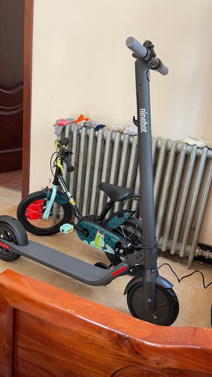 九号(ninebot)九号电动滑板车e22标准版:"灵敏度:高,刹车灵!