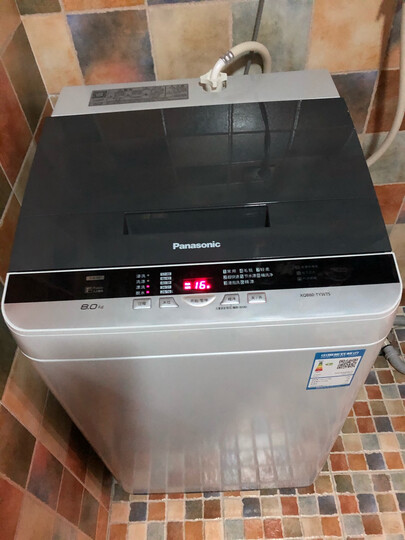 松下xqb80-tywts:"自己安装的,总结一下,挡鼠板插进去,用送的螺丝拧紧