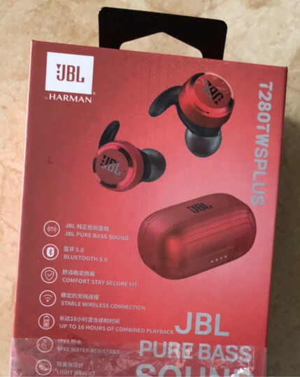 jblt280tws plus:"jbl大品牌,京东发货快,耳机很好,继续关注,先好评!