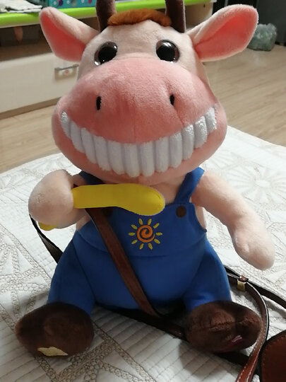 玩具乐器  遥控/电动玩具  遥控动物  趣巢牙牙乐-牛 hx0494  趣巢牙