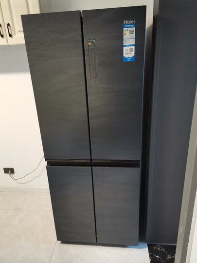 海尔(haier)海尔银河冰箱405l:"很满意,试机很安静.