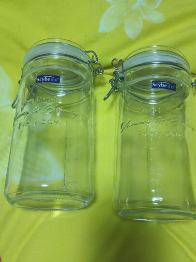 喜碧(scybe)玻璃密封罐 家用奶粉茶叶储物罐玻璃泡酒瓶子泡菜罐子蜂蜜