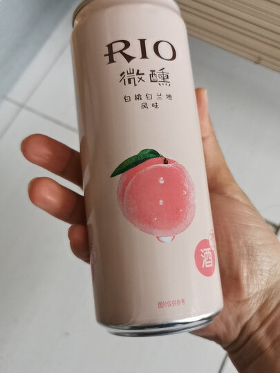 锐澳锐澳(rio) 洋酒鸡尾酒 预调酒 微醺乳酸菌 白桃 330ml*8:"很好喝