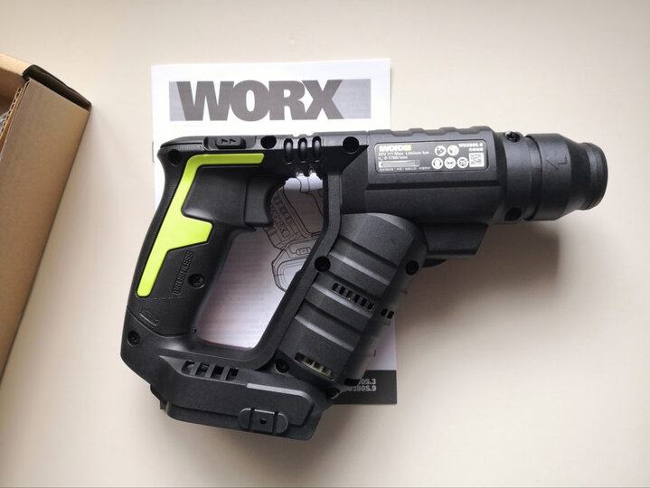 威克士(worx):"威克士(worx)充电式多功能无刷锂电锤wu380s.