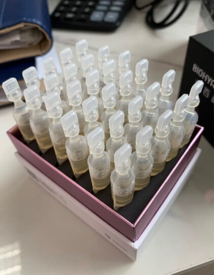 润百颜蜂巢玻尿酸紧致次抛原液1ml*30支软安瓶面部精华液二裂酵母提拉