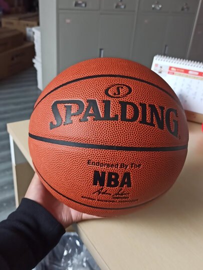 斯伯丁spalding篮球经典炫彩nba蓝球74-655y掌控7号球pu 晒单图