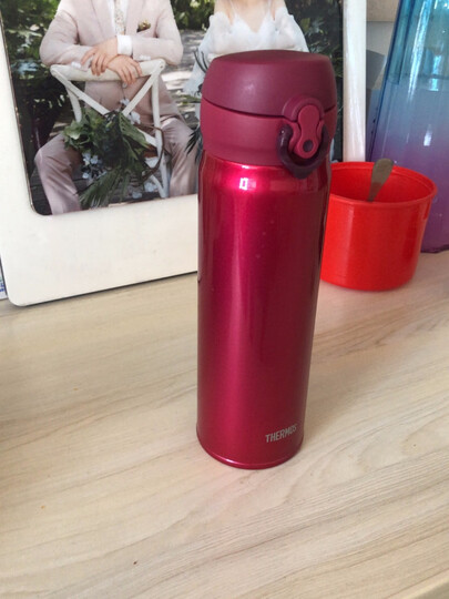 膳魔师(thermos) 保温杯保冷杯红色500ml 不锈钢保温壶旅行便携车载