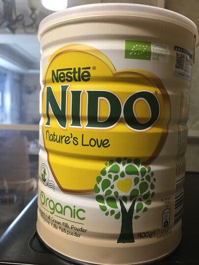 雀巢(nestle) nido荷兰进口 有机全脂成人奶粉 中老年学生青少年 900g