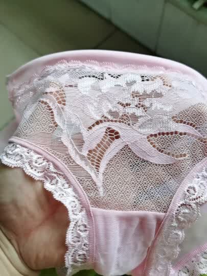 女性感蕾丝超薄透明冰丝无痕火辣诱惑中腰舒适莫代尔裆女人三角内裤头
