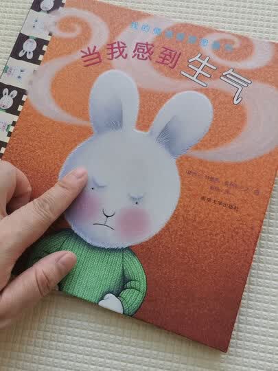 封面小兔子是毛茸茸的.