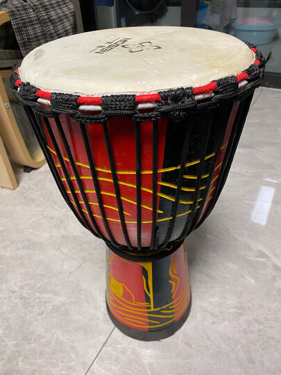 玩具乐器  西洋打击乐器  非洲鼓  莫森10英寸彩绘非洲鼓  莫森10英寸