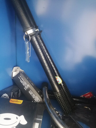 先锋连 安保橡胶棍防身用品 分直棍狼牙棒t型棍 巡逻棍 橡胶棒 46cm