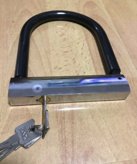 solarstorm抗液压剪自行车锁摩托车锁电动车锁电瓶u形锁防盗锁电瓶车