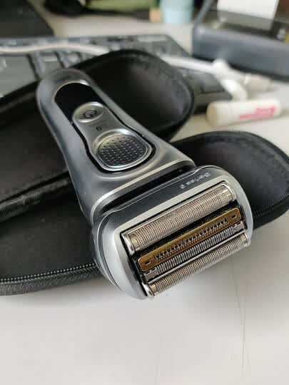 博朗braun德国博朗9350s电动剃须刀(银色):"非常好货,贴面,刮着舒服.