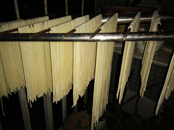 拜杰(baijie)家用面条机 压面机 手动不锈钢 小型饺子皮机擀面机 三刀