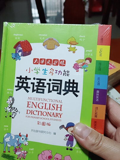 小学生多功能英语词典 彩图大字版 新版英汉工具书字典小学1-6年级