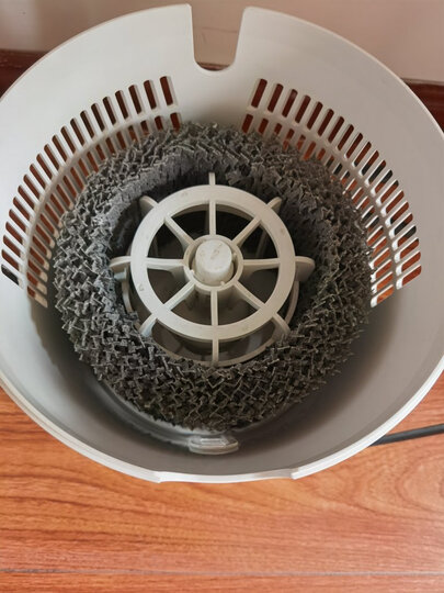 加湿器 滤网已经变黄.