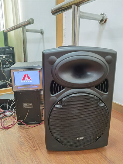 索爱(soaiy)sa-t20 12英寸广场舞音响 蓝牙拉杆音箱户外k歌便携式音响