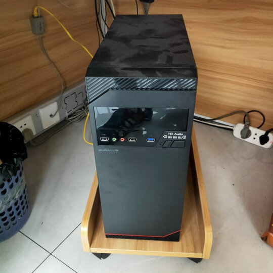 大水牛 bubalus 1008经典商务台式电脑主机机箱(支持atx大板/支持长