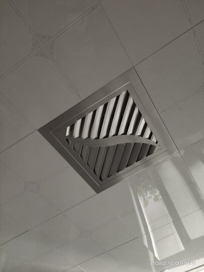 鸿雁换气扇普通吊顶石膏板pvc厨房卫生通风扇排气扇大吸力33-a18a