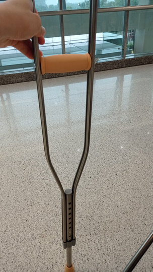 鱼跃(yuwell)双拐yu860a 拐杖腋下助行器 医用病人骨折老人手杖 铝