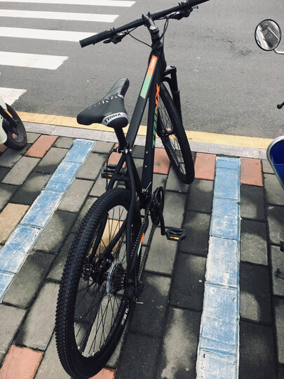 千里达k026/k021山地自行车双碟刹21速变速中大儿童山地车避震青少年