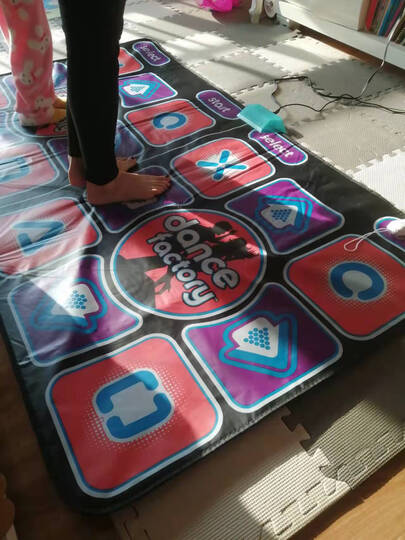 毯运动健身娱乐地毯 无线毯紫(按摩发光) 体感游戏 跑步 瑜伽 舞台灯