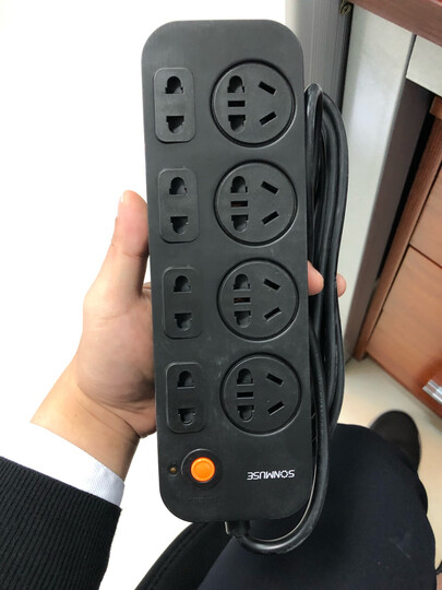 0 守护大师 插座/插线板/插排/排插/接线板/拖线板 8位总控全长3米