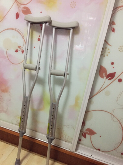 优康德腋下拐杖加厚铝合金防滑高低可调医用拐杖可伸缩腋拐助行器ukd