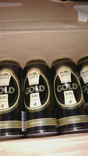 德博金色经典拉格啤酒500ml*24听整箱装 德国进口味道很浓,很香.